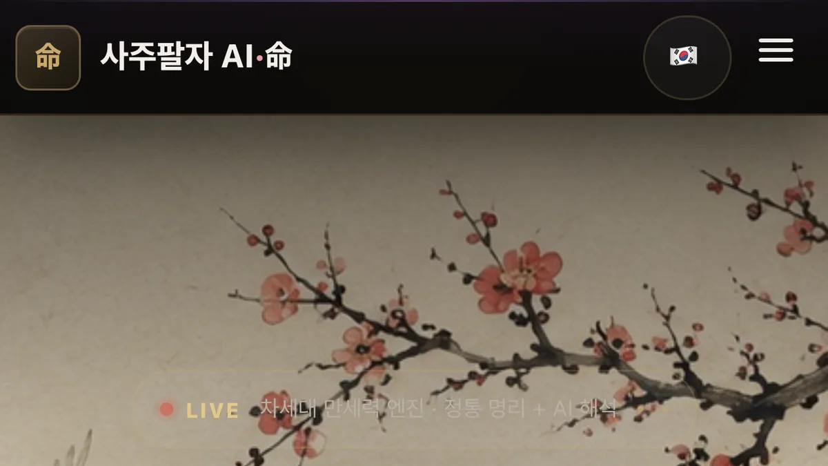 사주팔자AI screenshot